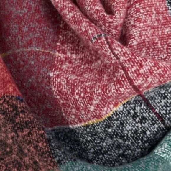 Plaid Knit‎ Scarf - Picture 2 of 5